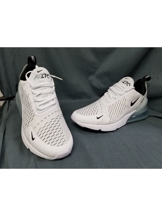 Nike Air Max 270 White Black Mens AH8050 100 Size 12 NEW NO BOX! main image 10